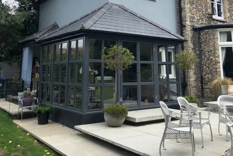 Orangery-style extension, High Wych, Hertfordshire